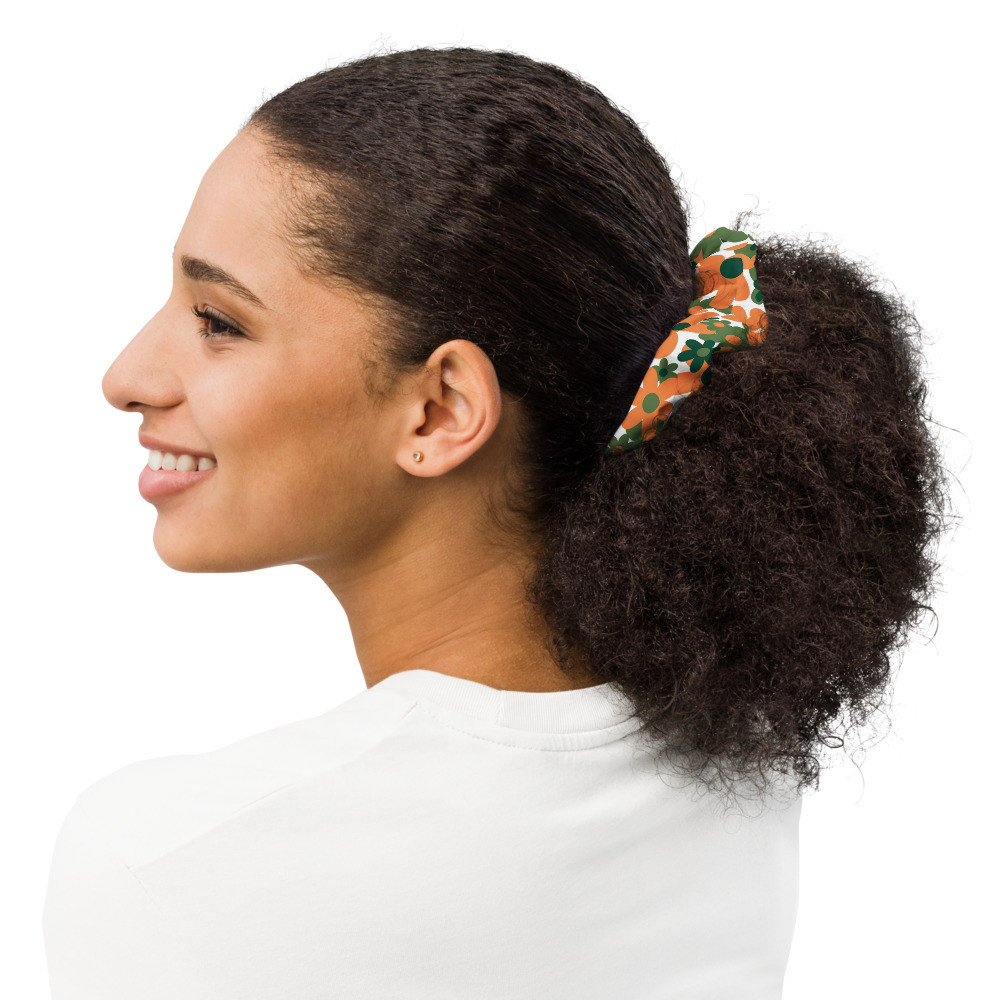 "Flower Power" 60s Style Maternity Scrunchie - For Hospital / Birth Center Bag