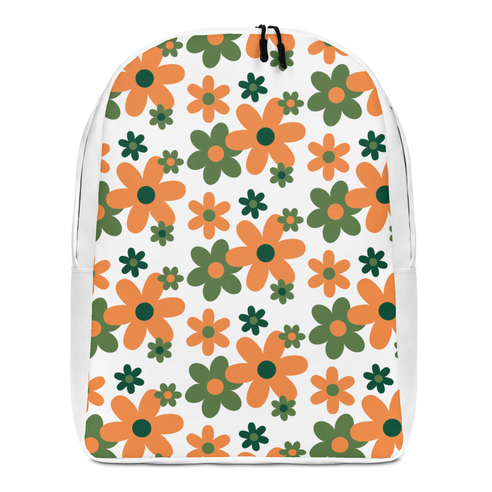 "Love Child" Retro 60's Backpack With Laptop Sleeve -  For Home, School, Office, Or As Special Delivery Birthing Bag / Diaper Bag Gift Set