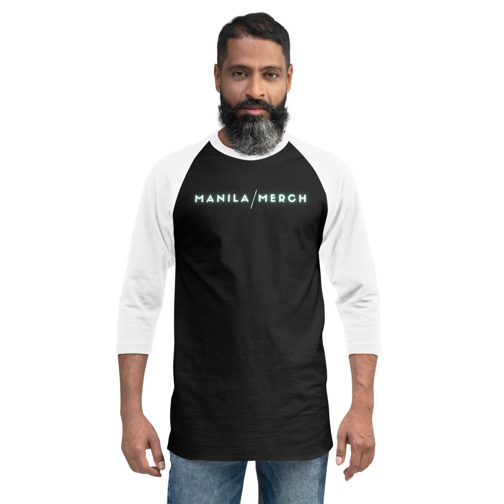 Manila Merch 3/4 sleeve raglan shirt