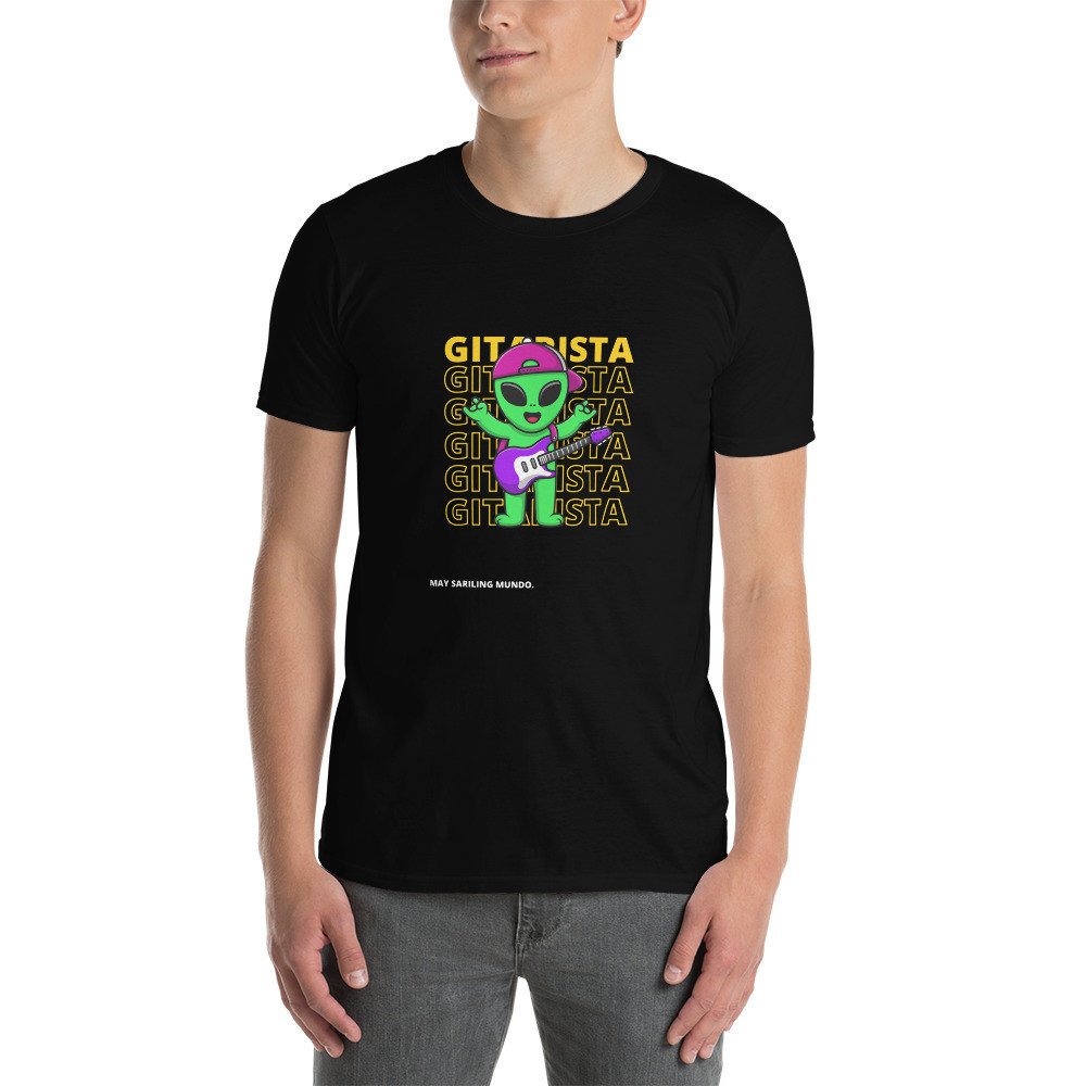 Band Member Gitarista Alien Tagalog Tagline Short-Sleeve Unisex T-Shirt