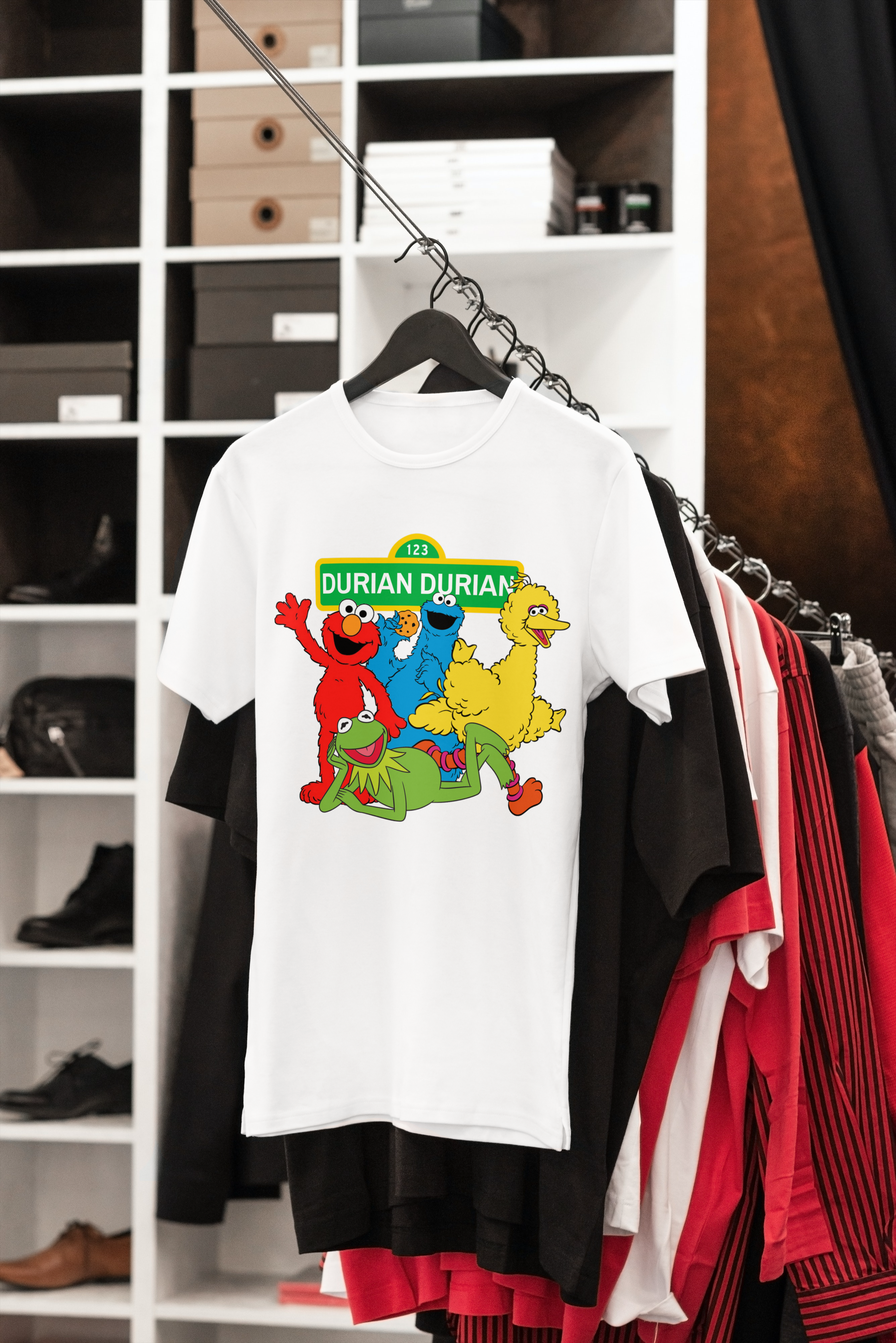Durian Durian Sesame Street Unisex T-shirt