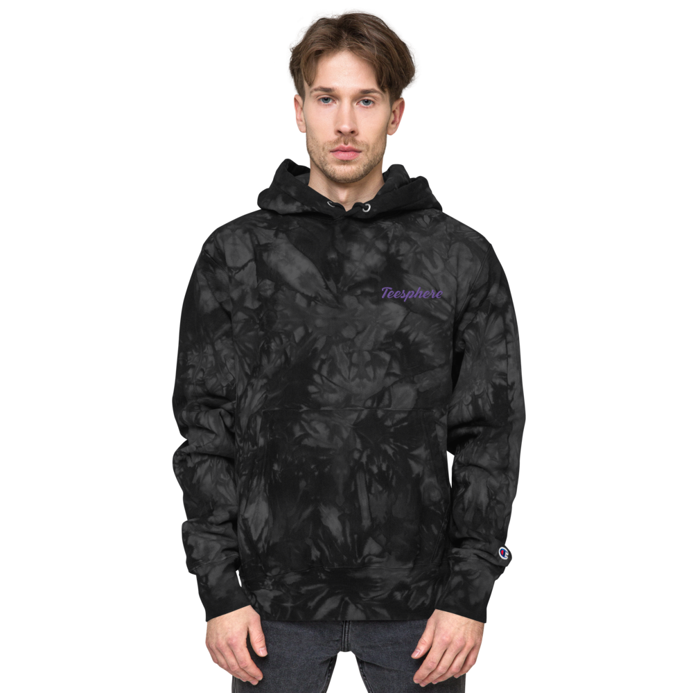 Teesphere : Unisex Champion tie-dye Premium hoodie