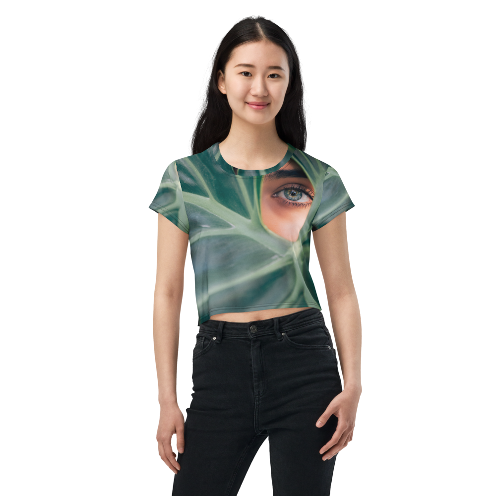 Teesphere : Women's Printed Crop Tee