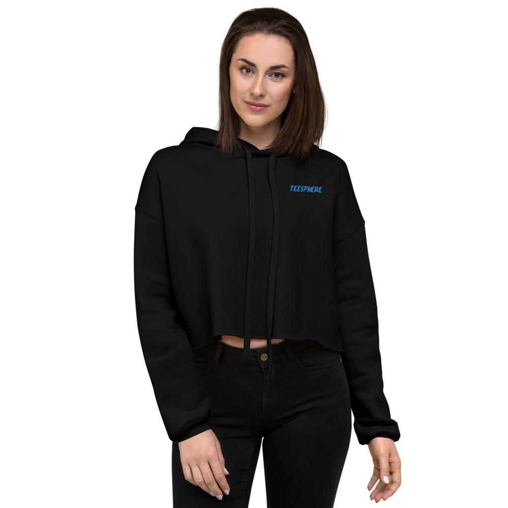 Teesphere : Women's Cropped Hoodie | Bella + Canvas