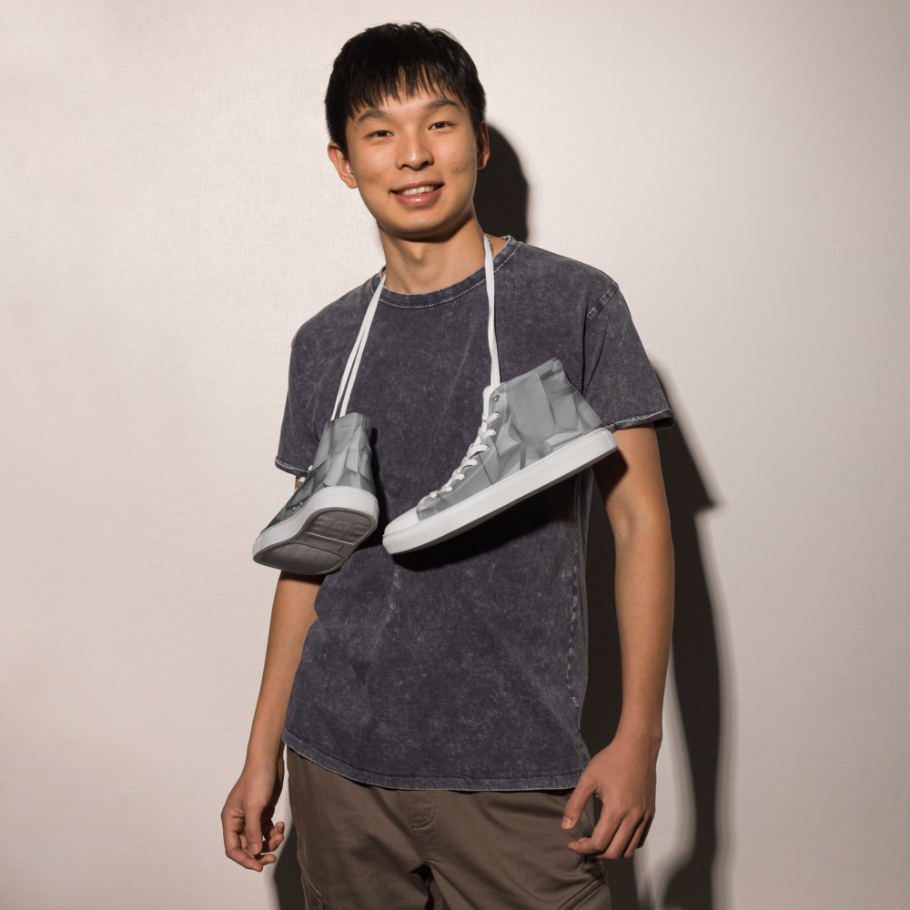 Teesphere : Men’s High Top Canvas Shoes