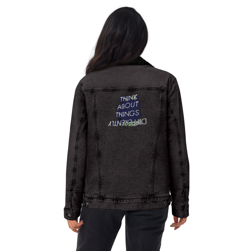 Teesphere : Women's Denim Sherpa Jacket