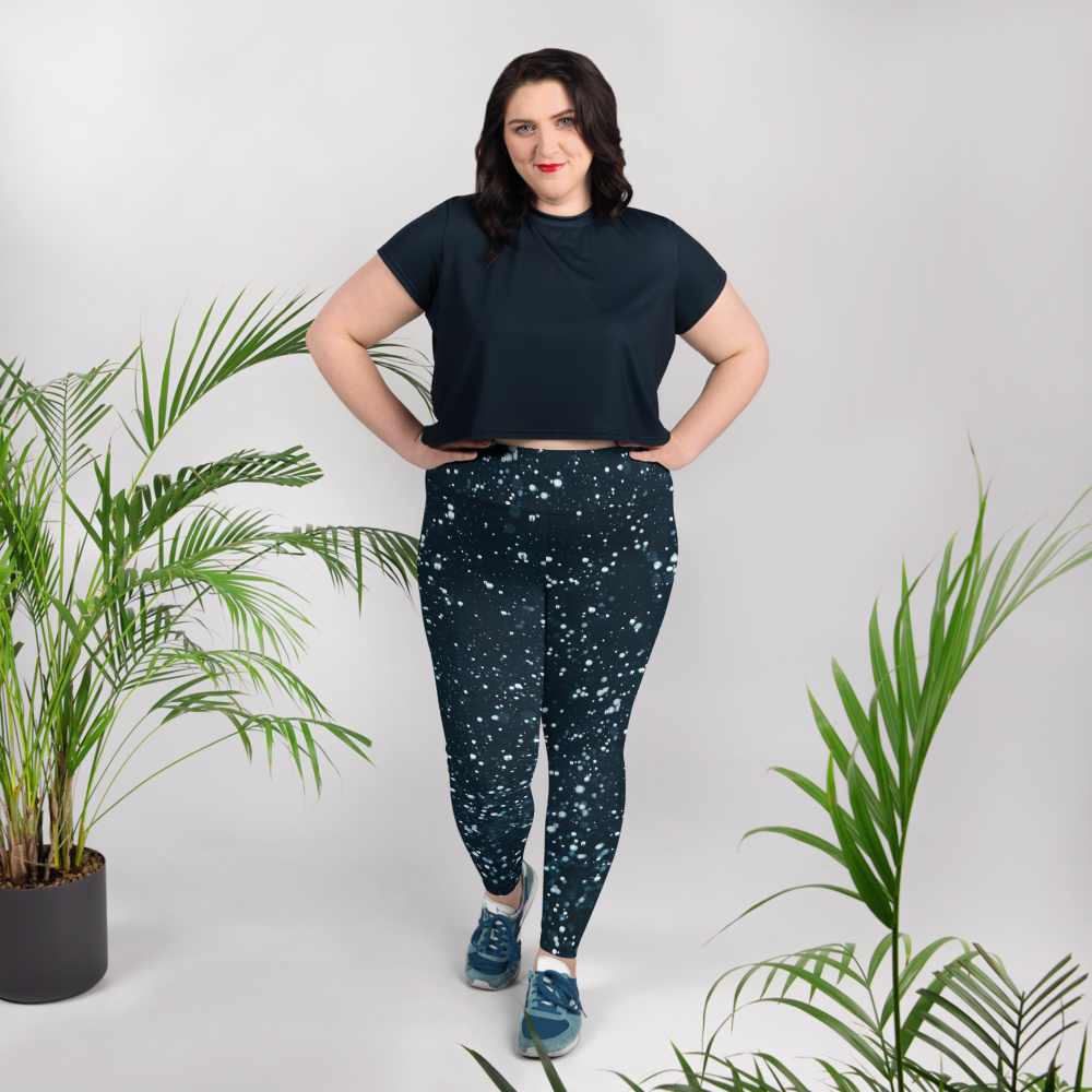 Teesphere : Women's Printed Plus Size Leggings