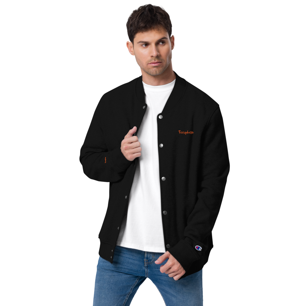 Teesphere : Men's Embroidered Champion Bomber Jacket