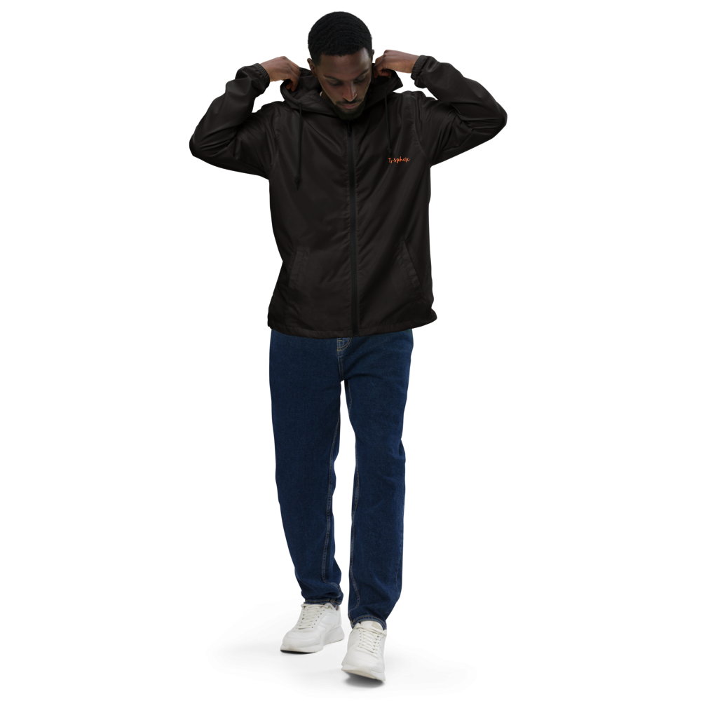 Teesphere : Men's Lightweight Zip Up Windbreaker