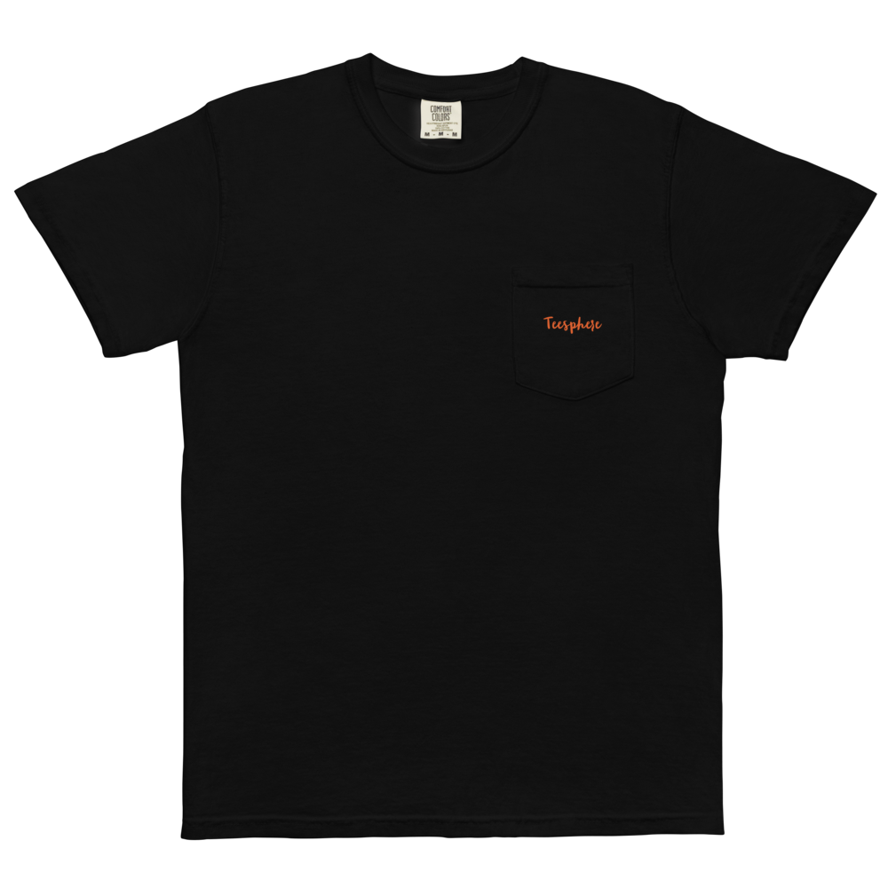 Teesphere : Unisex garment-dyed pocket t-shirt