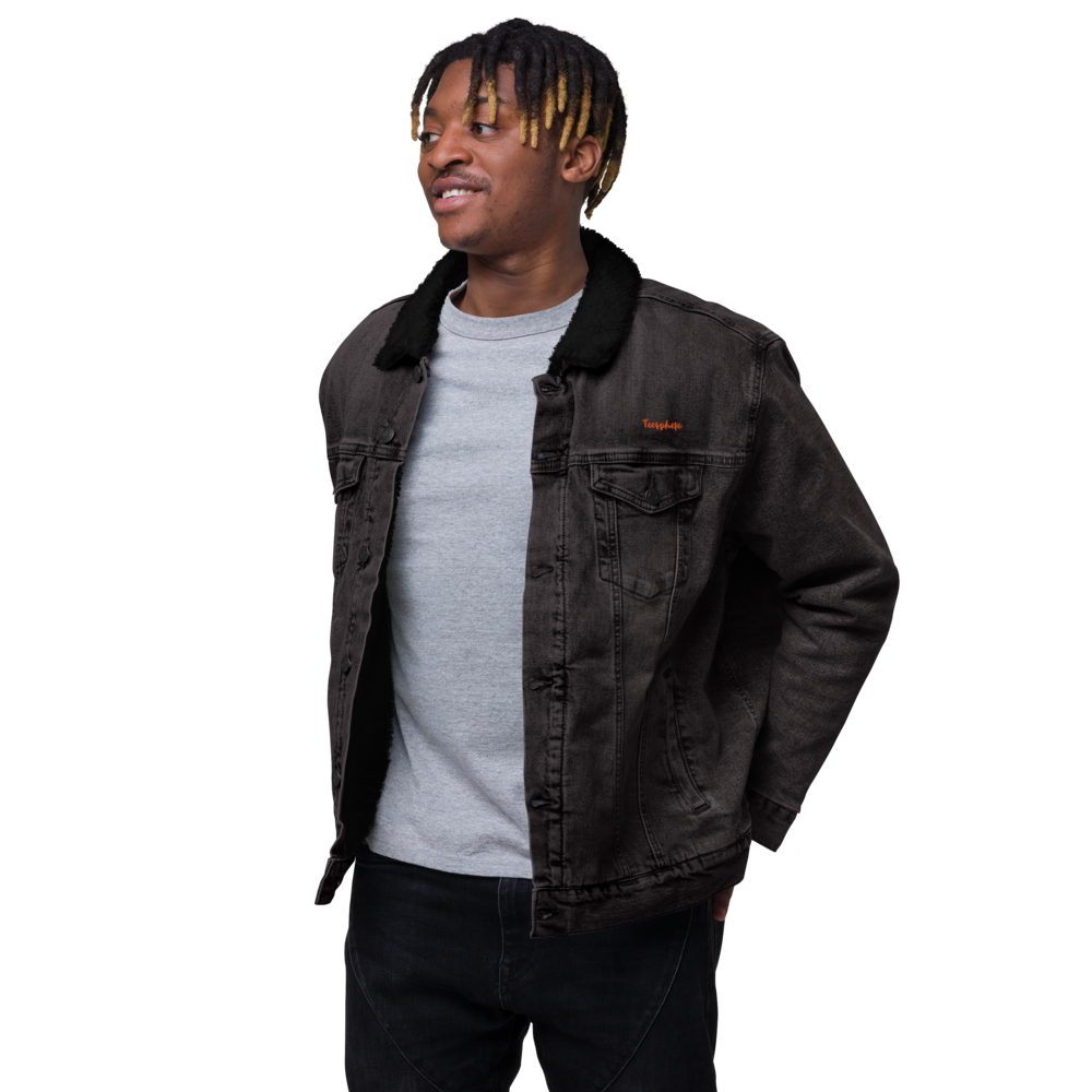 Teesphere : Men's Denim Sherpa Premium Jacket