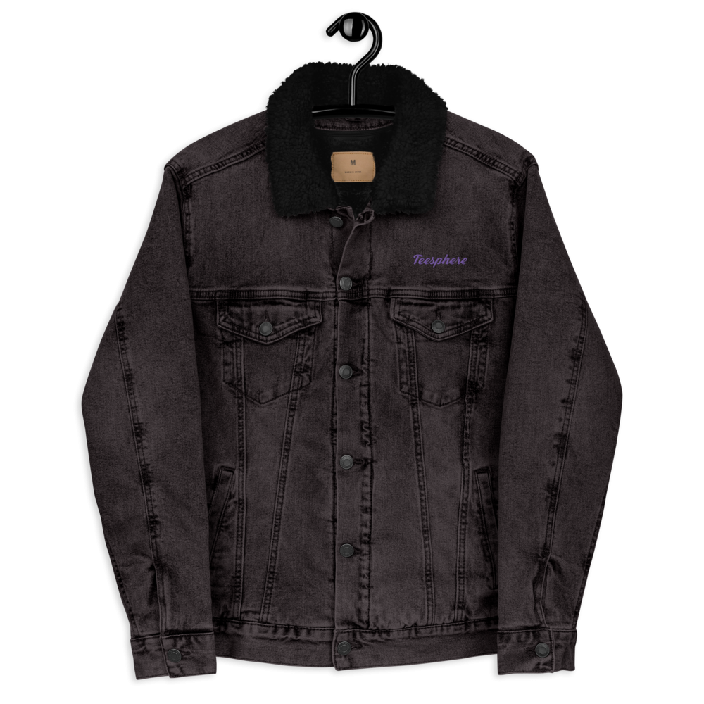 Teesphere : Men's Denim Sherpa Premium Jacket