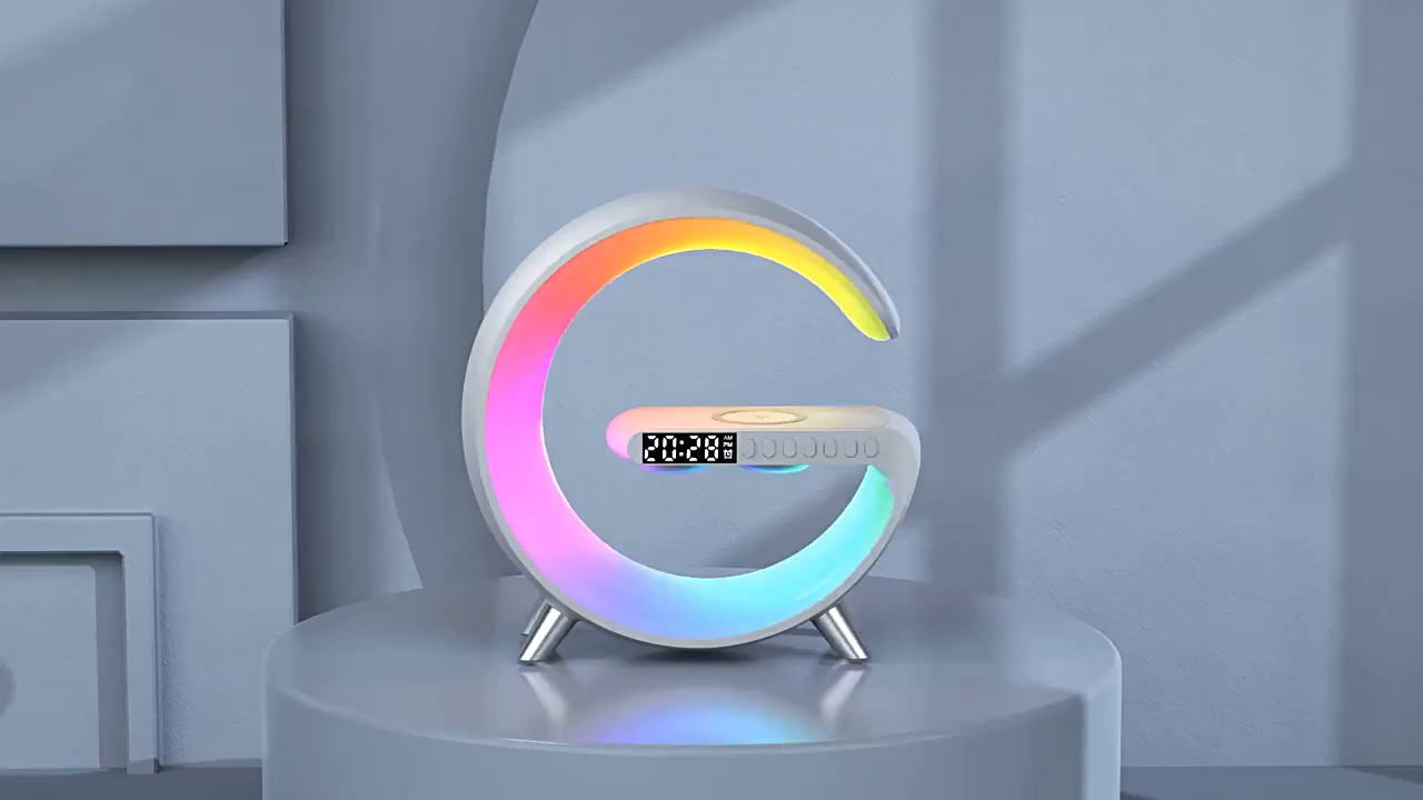 Wireless Charger, Bluetooth Speaker & Bedside Lamp