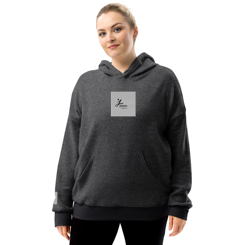 Unisex sueded fleece hoodie