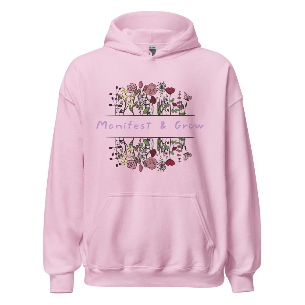 UNISEX MANIFEST AND GROWHOODIE S-2XL