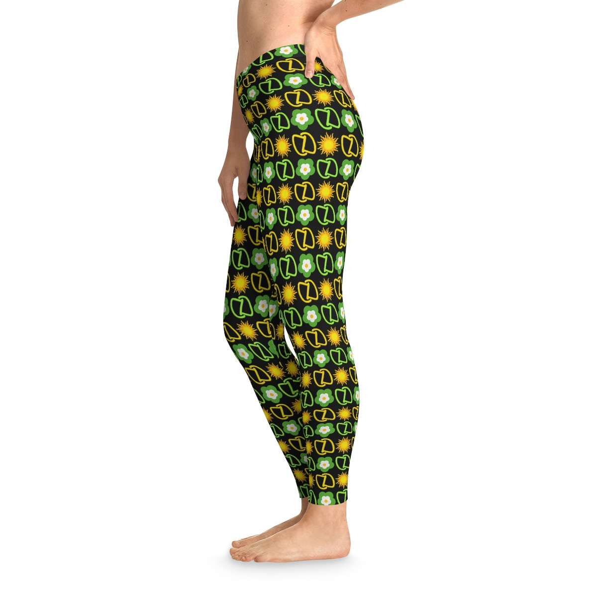 Dahn Dahlas Sun & Flower Collection Stretchy Leggings