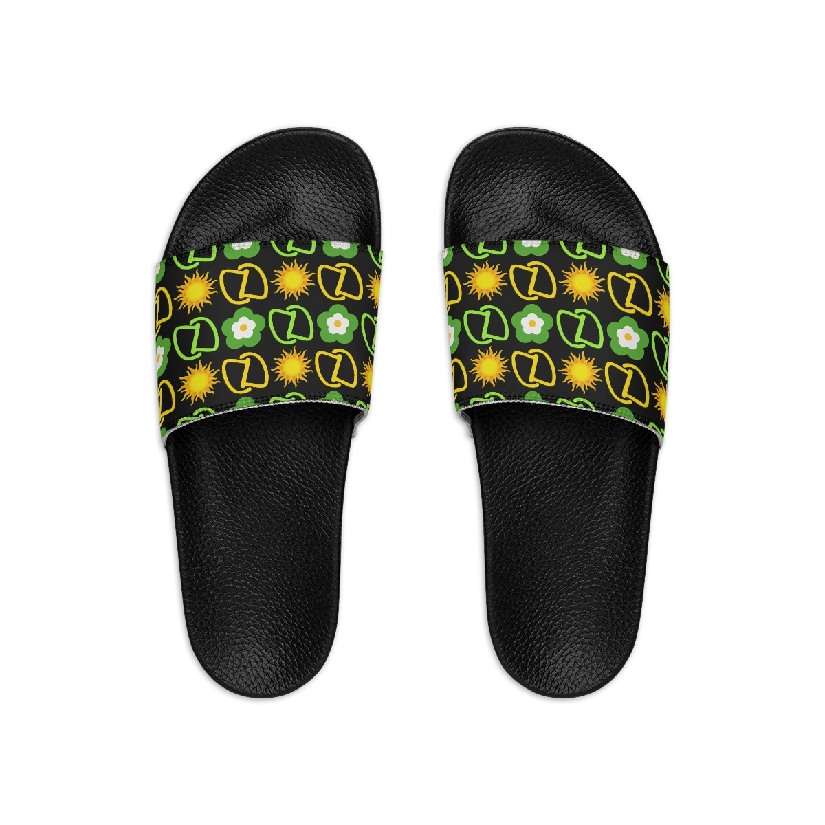 Sun & Flower + Dahn Dahlas Logo Women's Slide Sandals