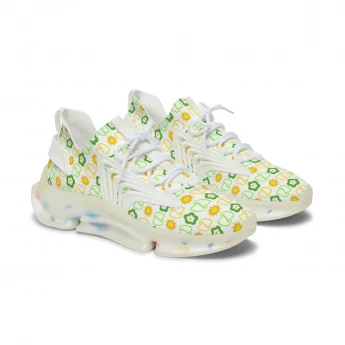 Sun & Flower + Dahn Dahlas Logo Women's Mesh Sneakers