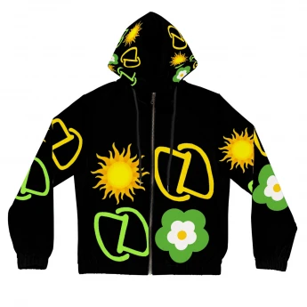 Sun & Flower + Dahn Dahlas Logo Women’s Full-Zip Hoodie