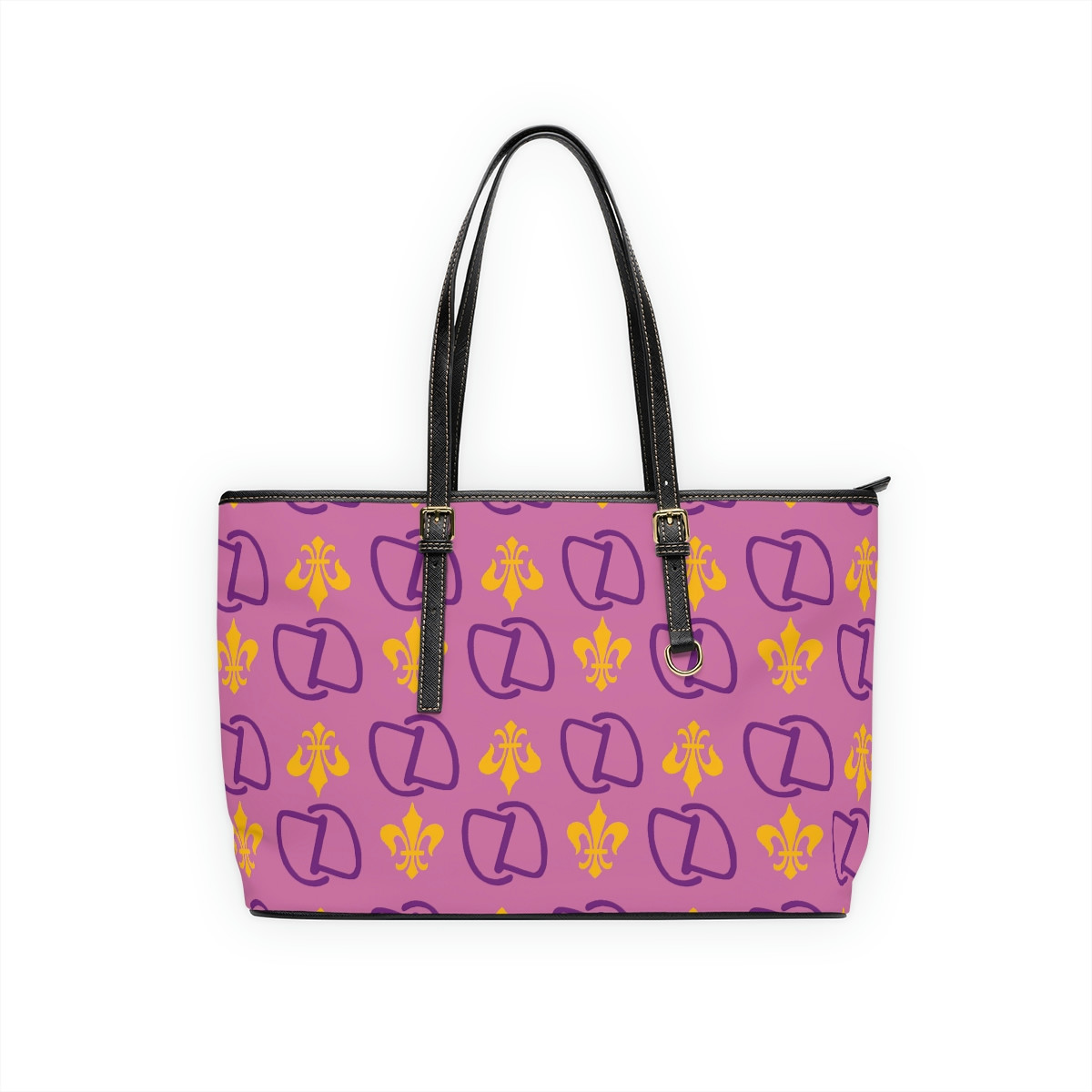 Royalty Collection Pink Leather Shoulder Bag