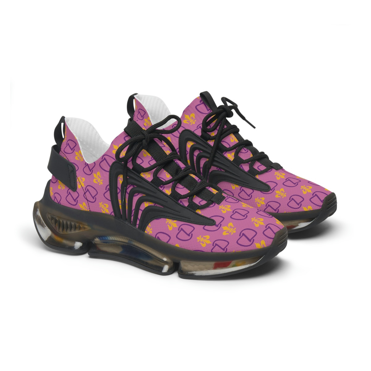 Royalty Collection Pink Women's Mesh Sneakers