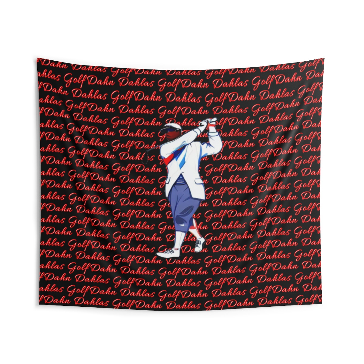 Dahn Dahlas Golf Indoor Wall Tapestries