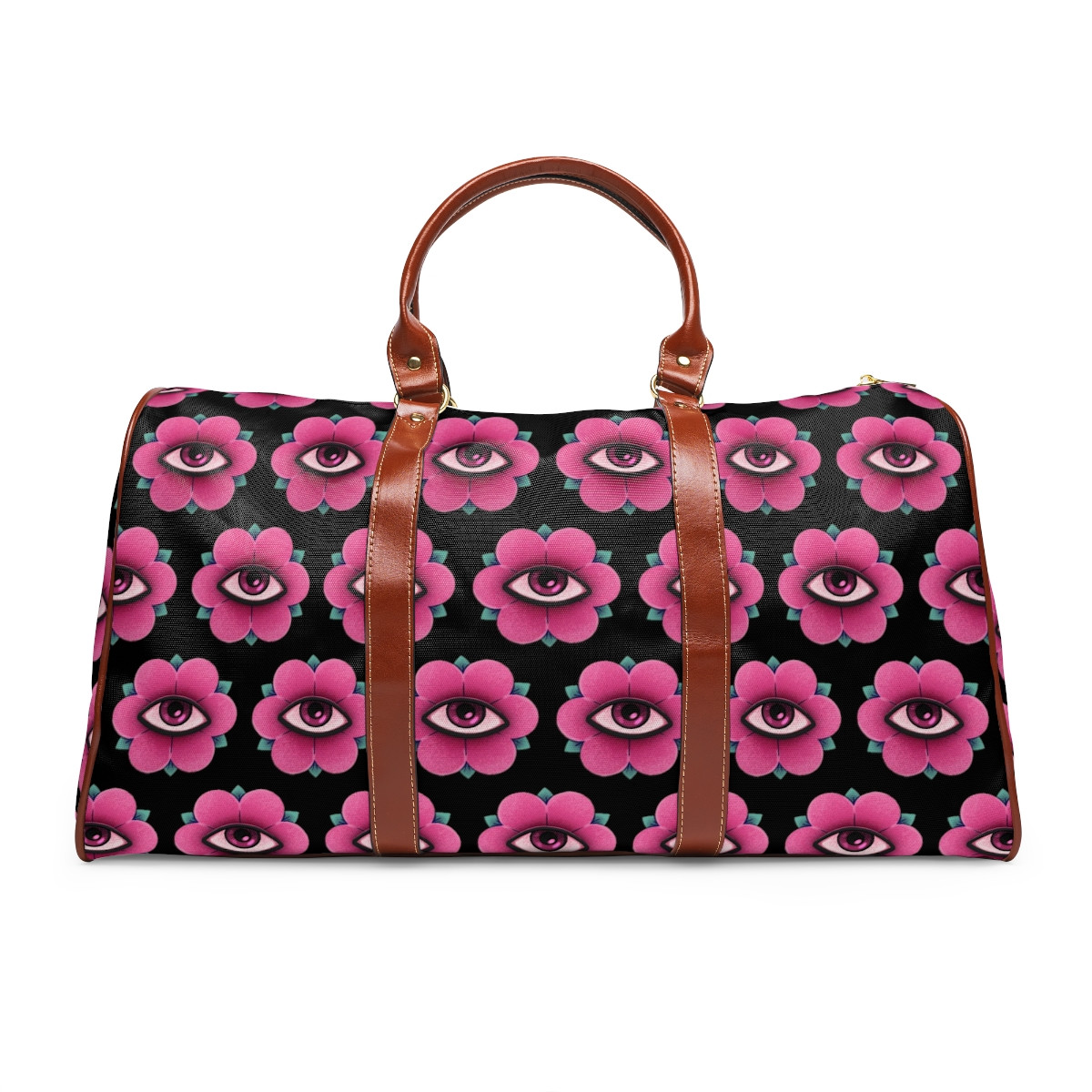 Pink Eye Collection Waterproof Travel Bag