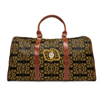 Dahn Dahlas Gold Brand Logo Waterproof Travel Bag