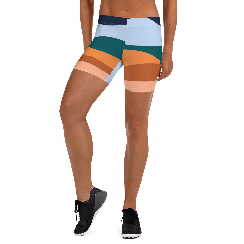 Pragmadik - W - Sky Water Earth Gym Shorts