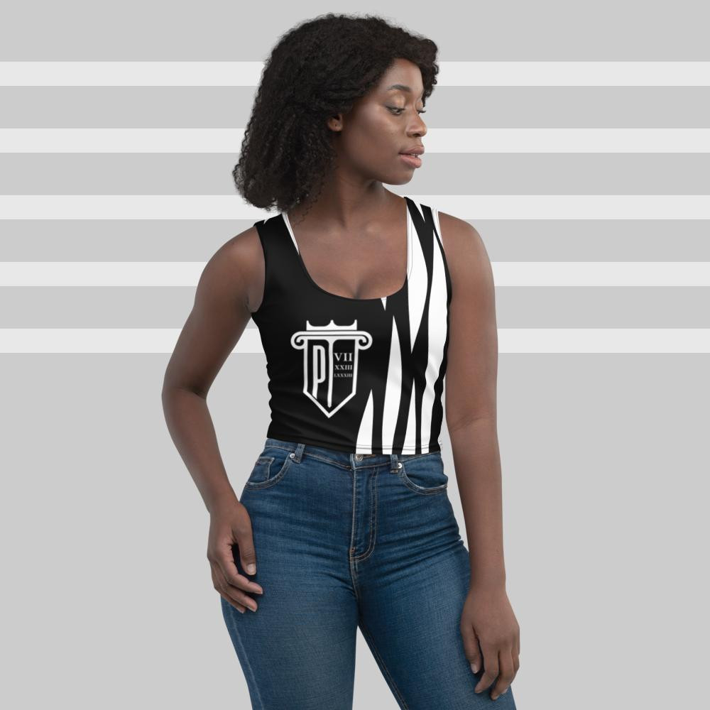 Pragmadik - W - Zebra Goddess Crop Top