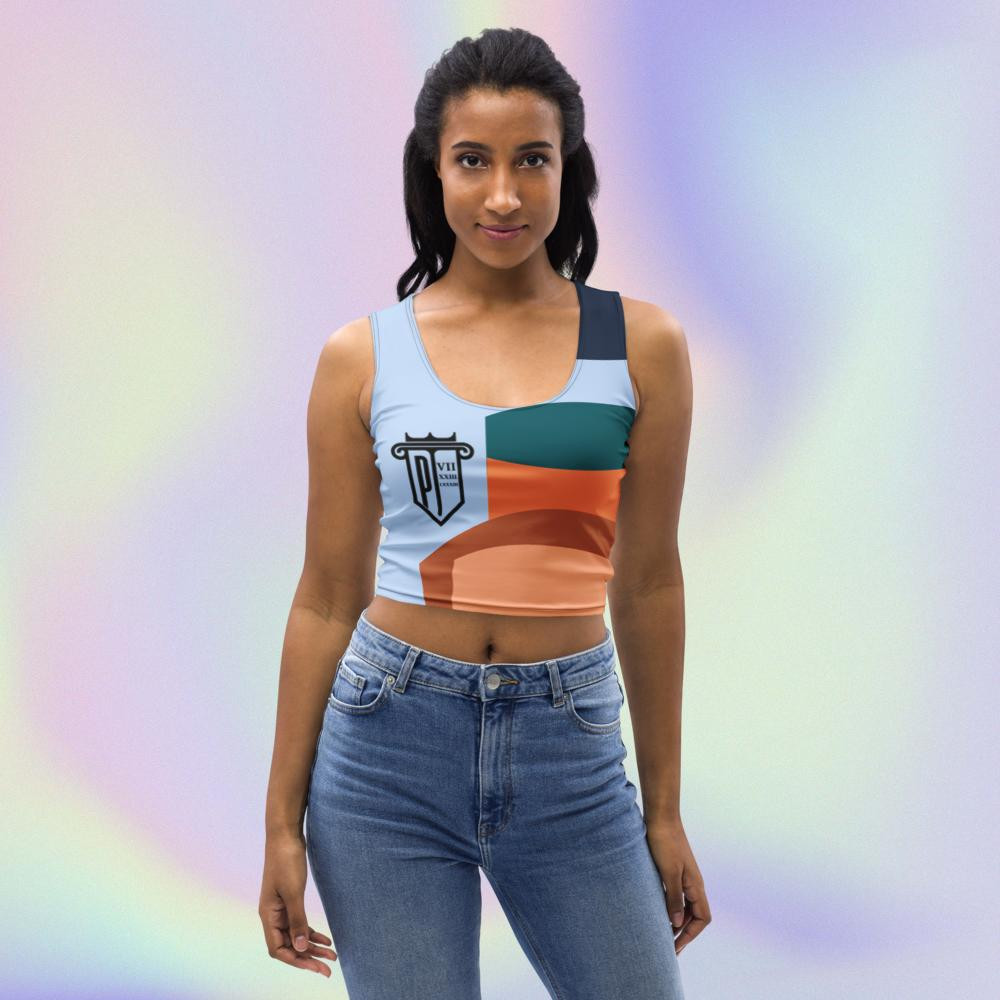 Pragmadik - W - Sky Water Earth Crop Top