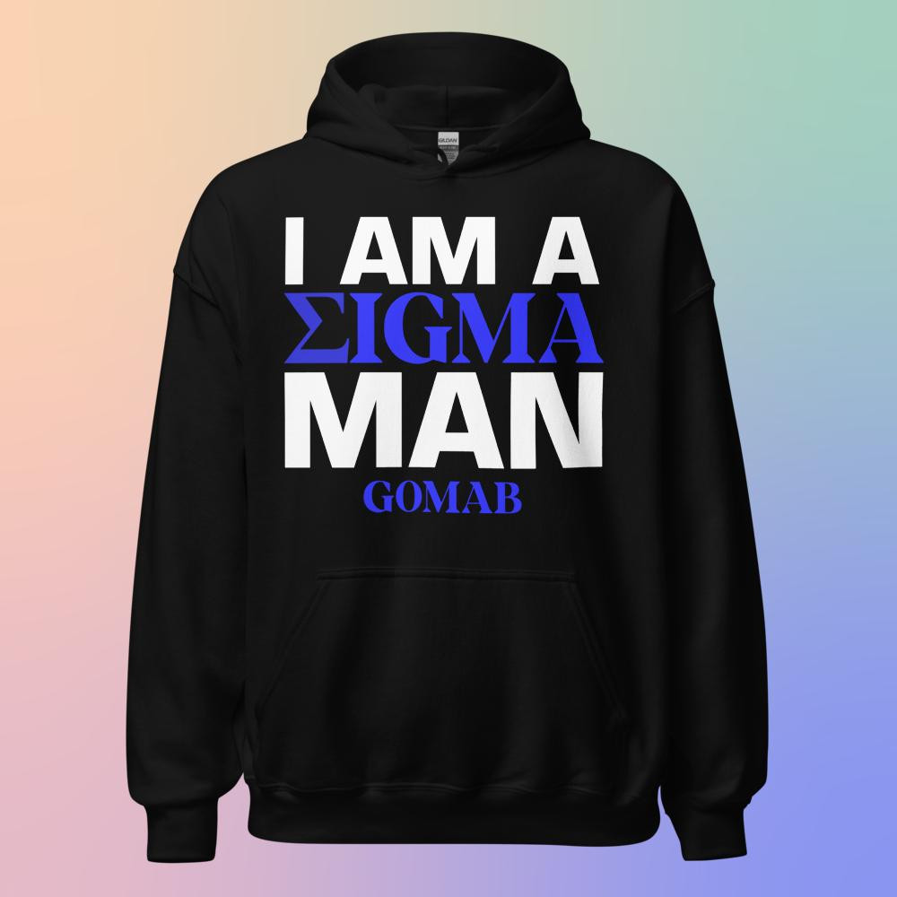 Sigma Man Hoodie - Black