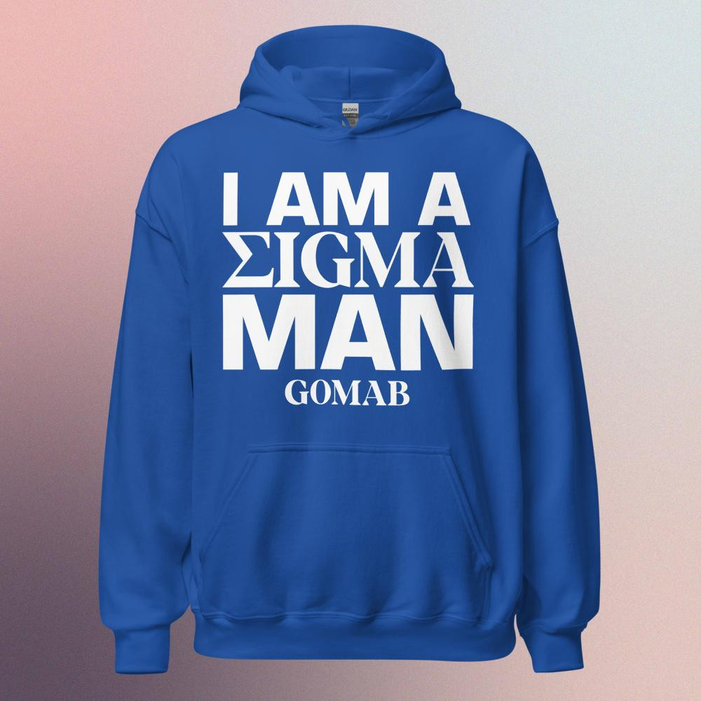Sigma Man Hoodie - Royal