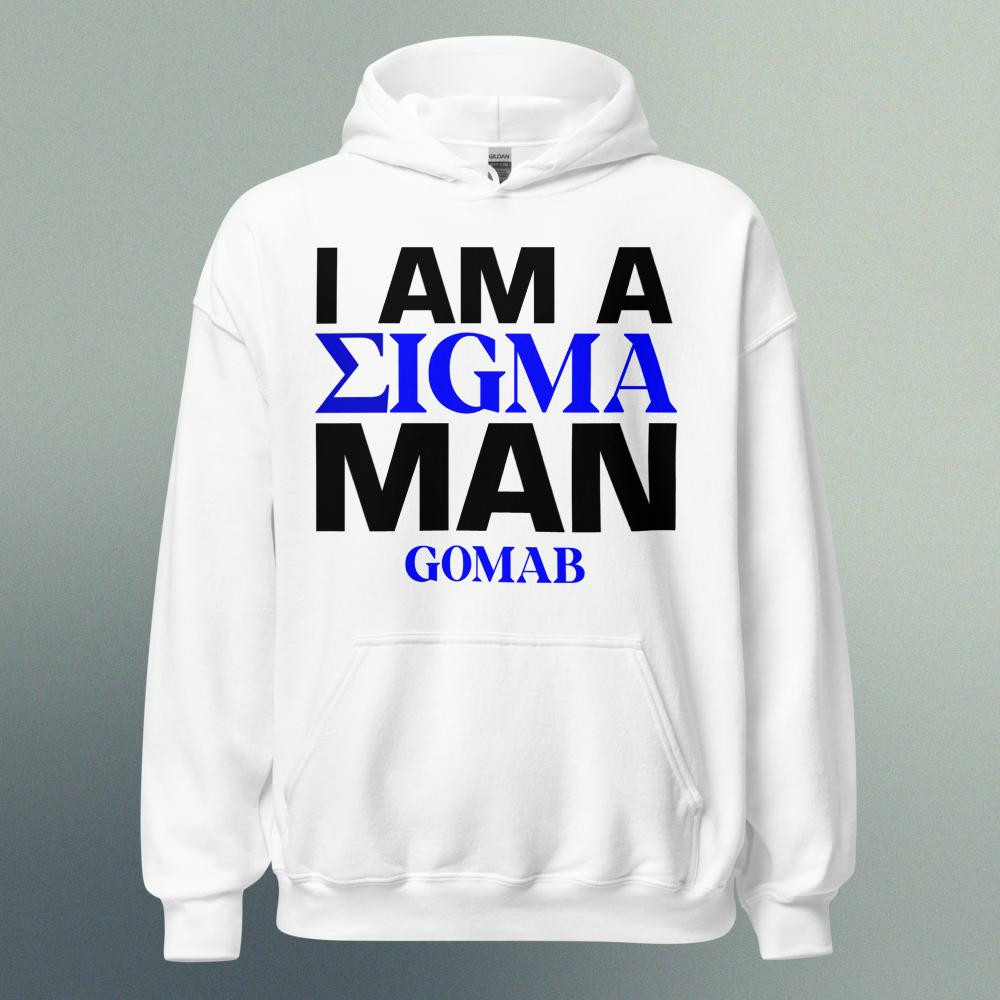 Sigma Man Hoodie - White
