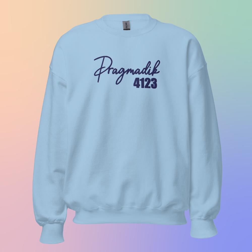 4123 Sweatshirt - LIGHT BLUE