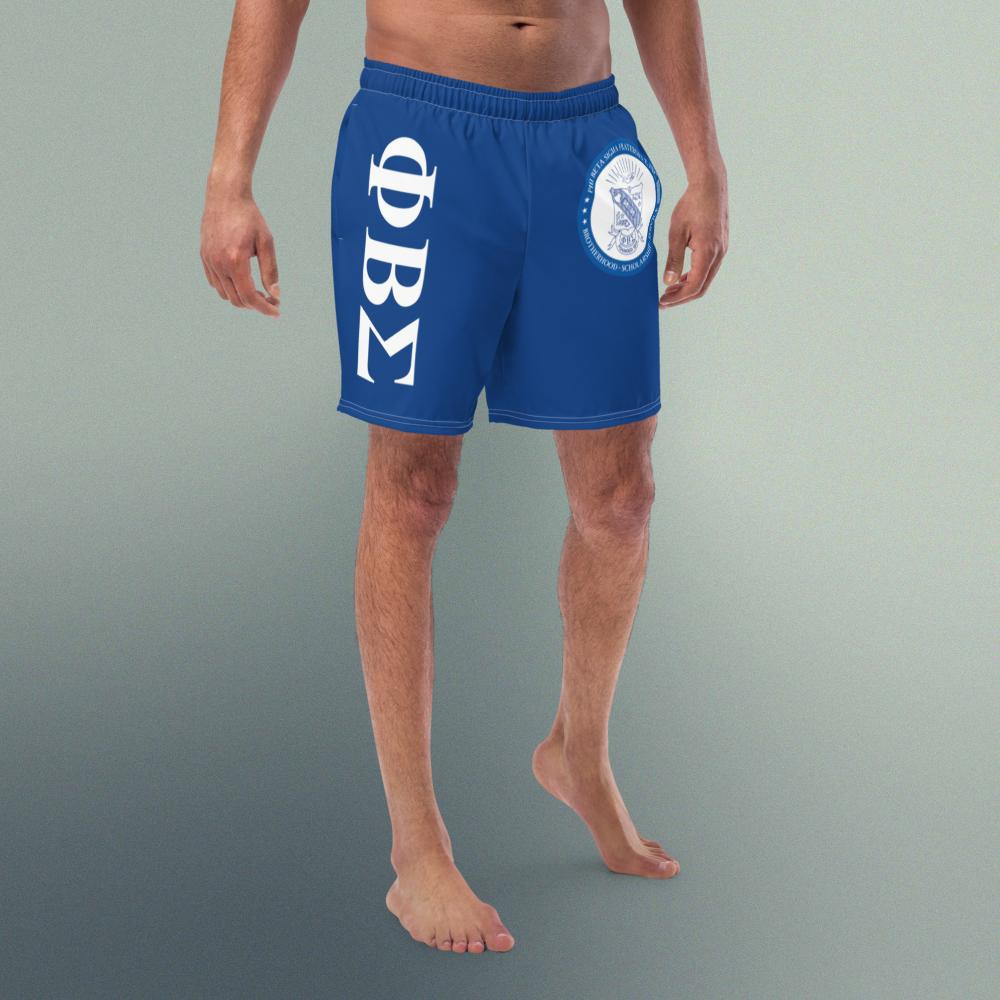 Phi Beta Sigma Swim Trunks - ROYAL BLUE