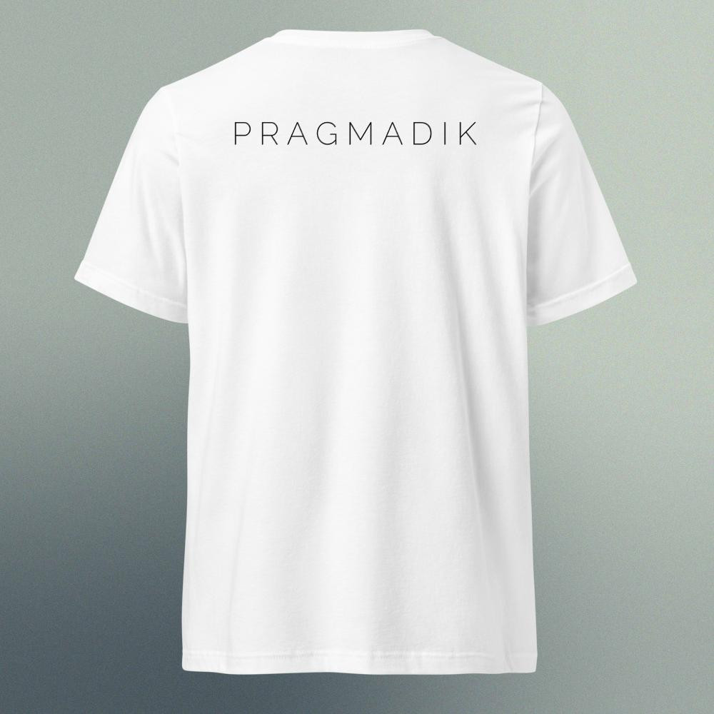 Pragmadik Unisex V-Neck - WHITE
