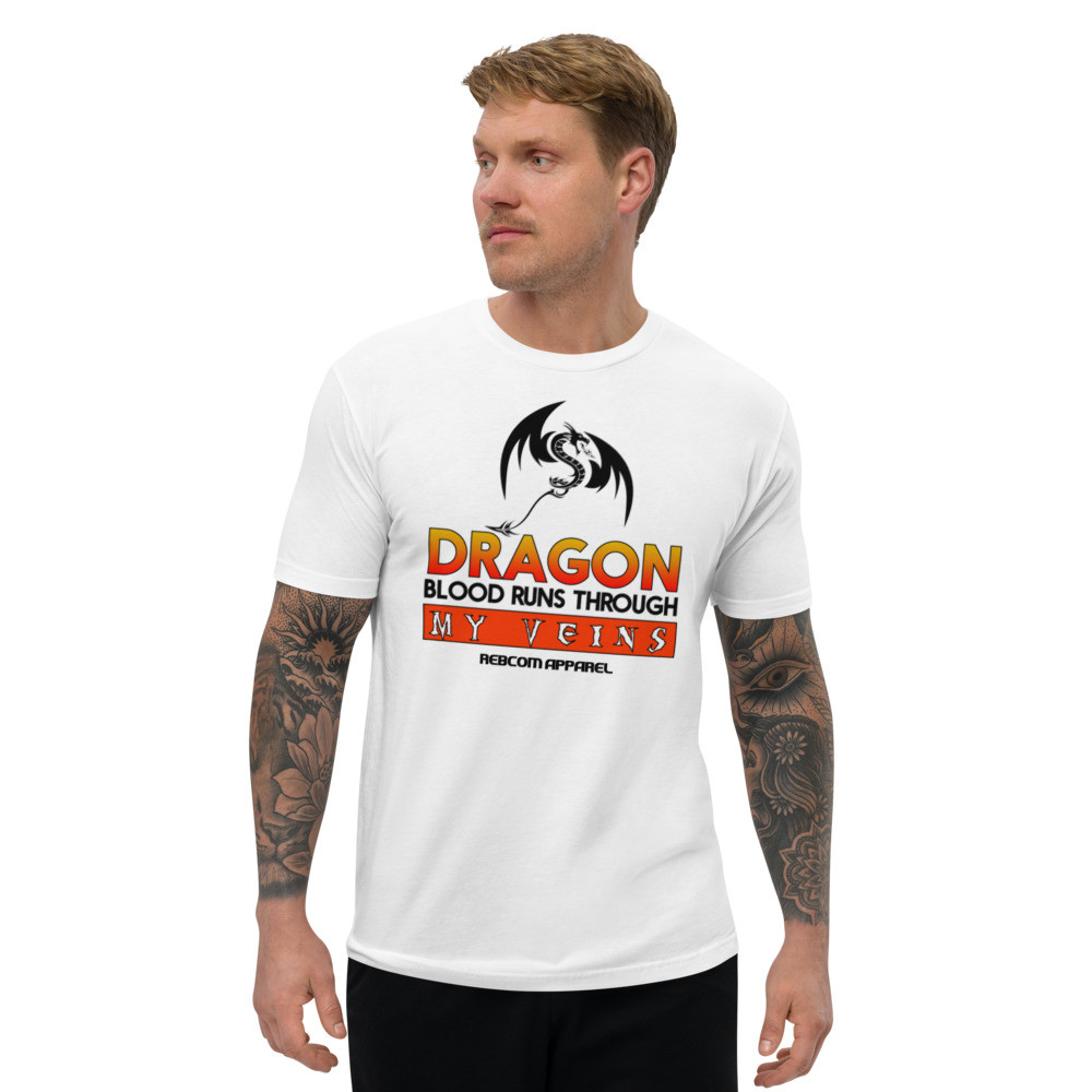 Short Sleeve T-shirt Dragon Blood Light