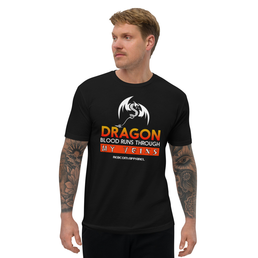 Short Sleeve T-shirt Dragon Blood Dark
