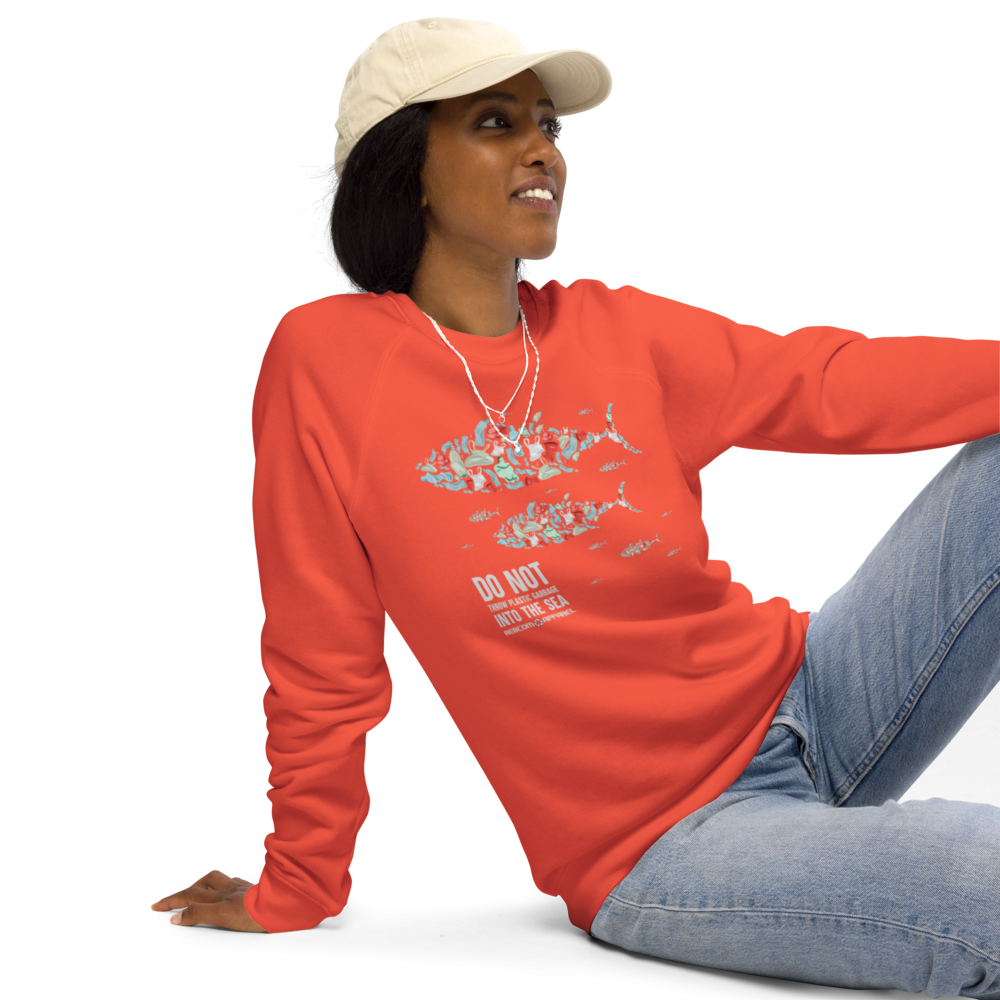 Unisex Organic Sweatshirt Save The Sea