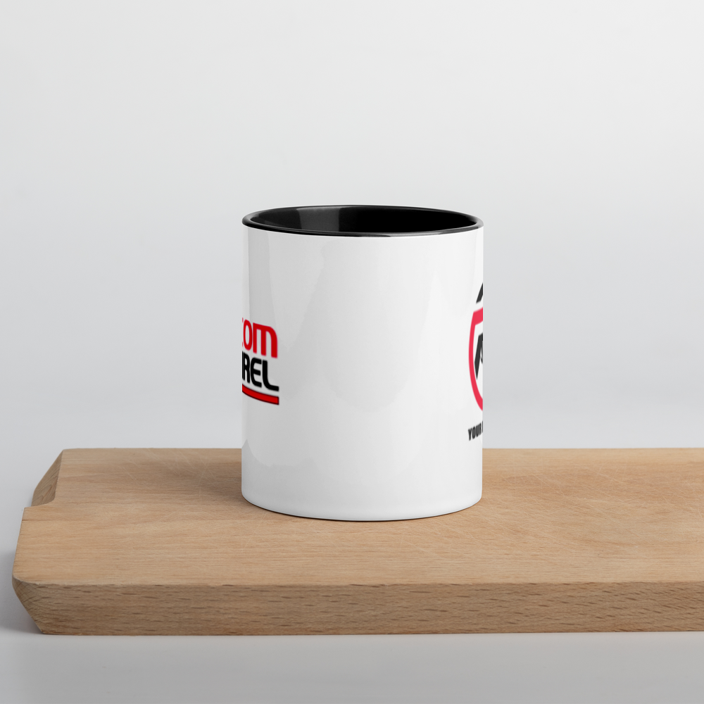 Mug with Color Inside Logotipo Rebcom