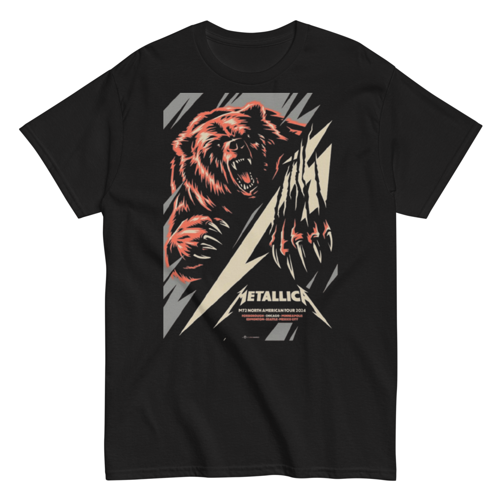 Unisex classic tee Bear metallica Chicago M72 Edition 2