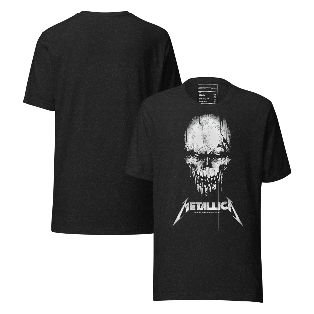 Unisex T-Shirt Skull Metallica