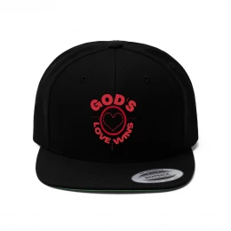 God's Love Wins Flat Bill Hat