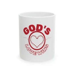 God's Love Wins 11oz Ceramic Mug