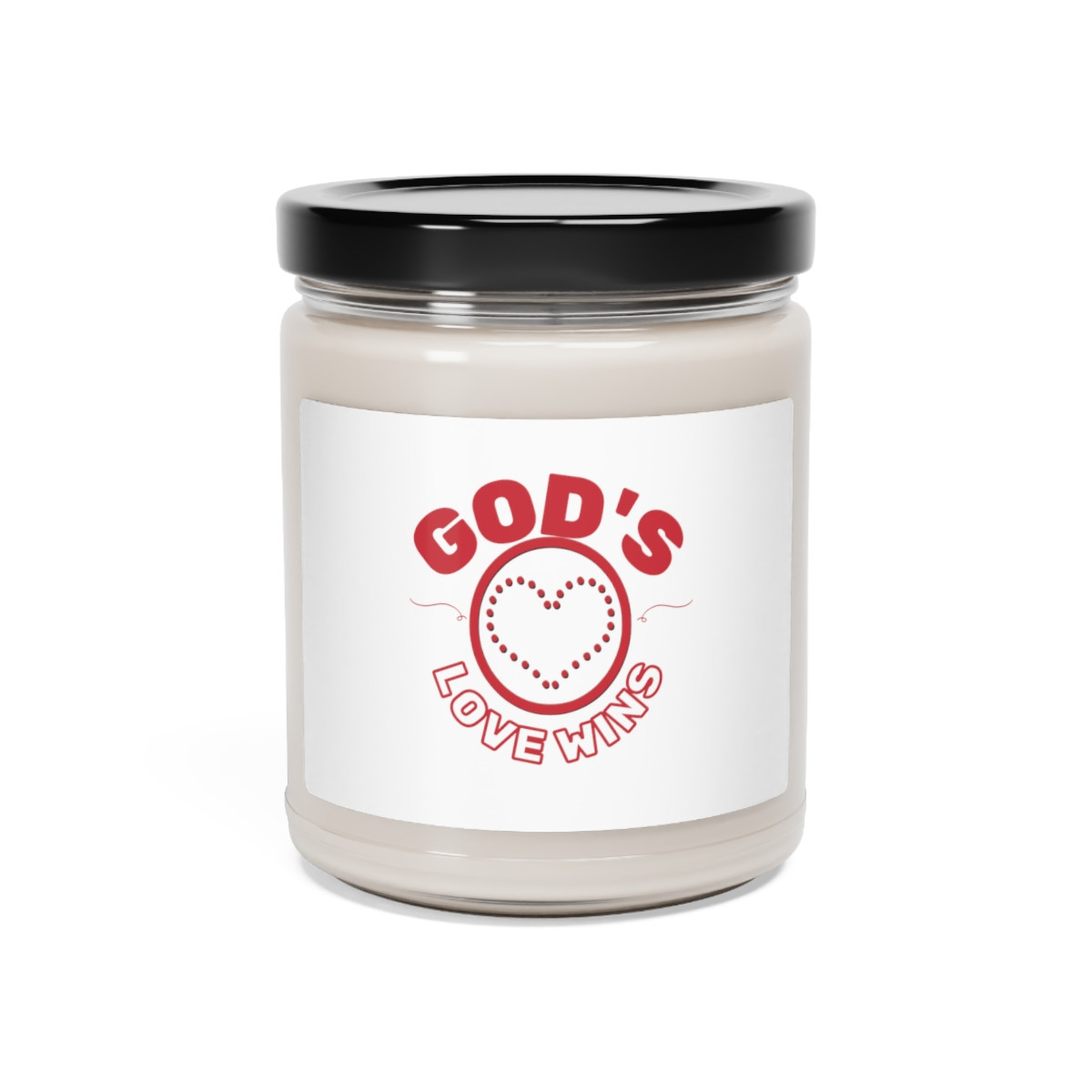 God's Love Wins 9oz Scented Soy Candle