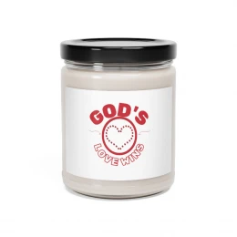 God's Love Wins 9oz Scented Soy Candle