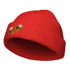 lucky-irish-shanrocks-fisherman-beanie-red-front