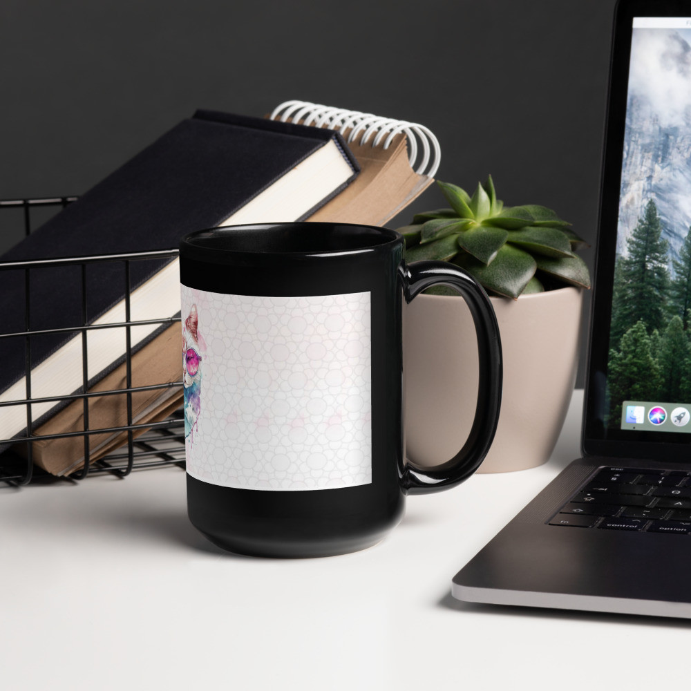 Black Glossy Mug