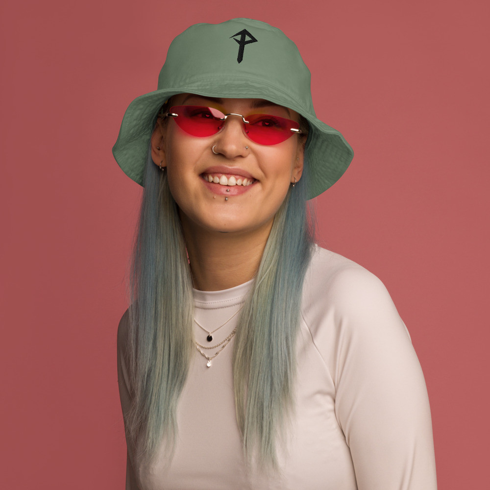ORGANIC mahfuckin pf logo bucket hat
